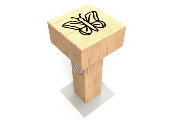 Butterfly Button Stool