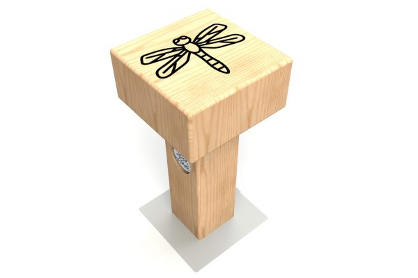 Dragonfly Button Stool