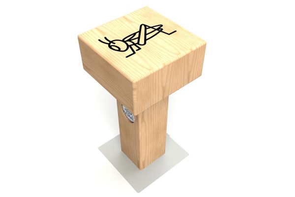 Grasshopper Button Stool