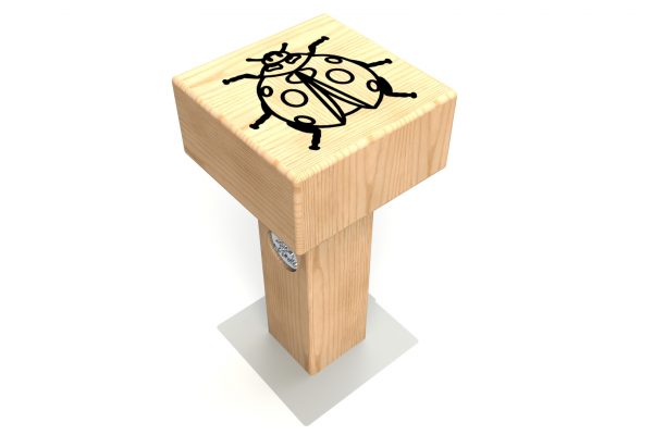Ladybird Button Stool