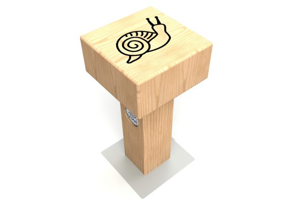 Snail Button Stool