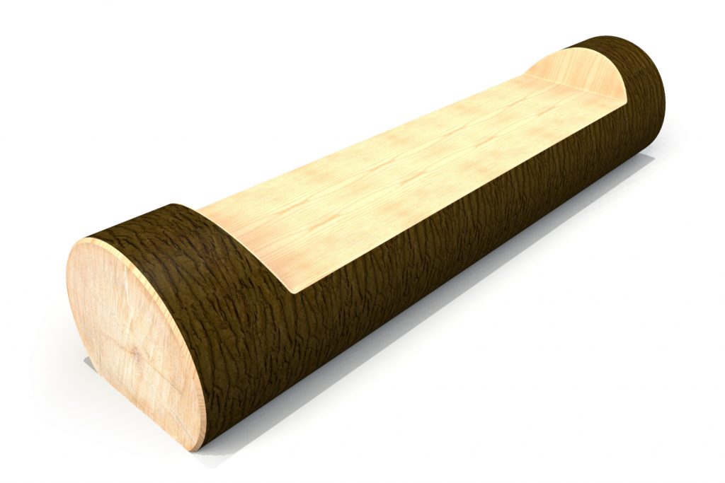 Tree Trunk Balance Beam - A E Evans