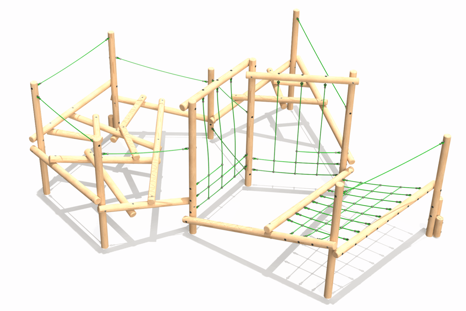 Clamber Stack Playground Climbing Frames - A E Evans