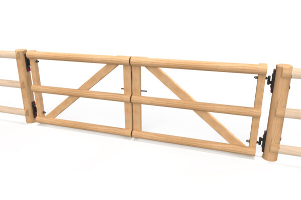 Post and Rail Maintenance Gate