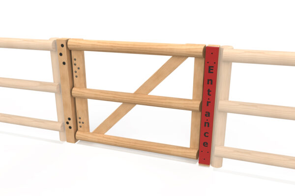 Post and Rail Self Closing Gate