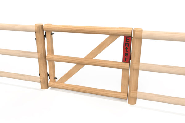 Post and Rail Gate