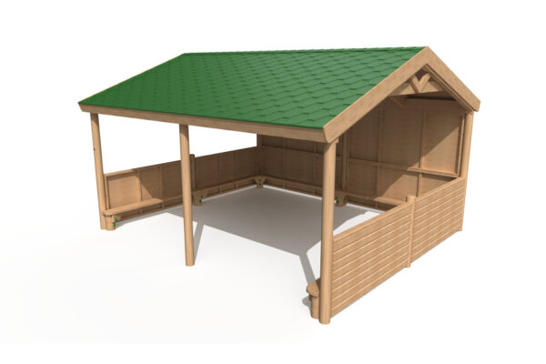 4.8m Apex Shelter Felt Roof