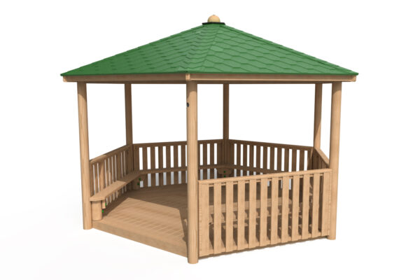 4m Hex Shelter Felt Roof