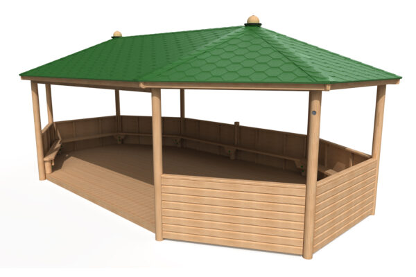 4x8m Hex Shelter Felt Roof