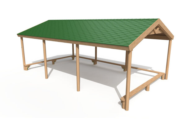 7.2m Apex Shelter Felt Roof