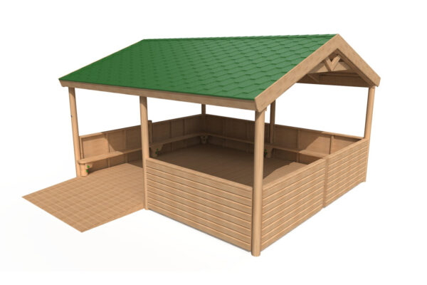Bespoke Apex Shelter Felt Roof