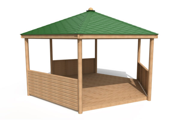 Bespoke Hex Shelter Felt Roof